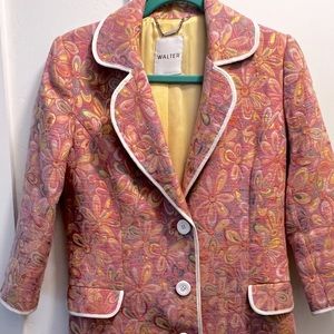 Vintage Walter Pink  Daisy Coat